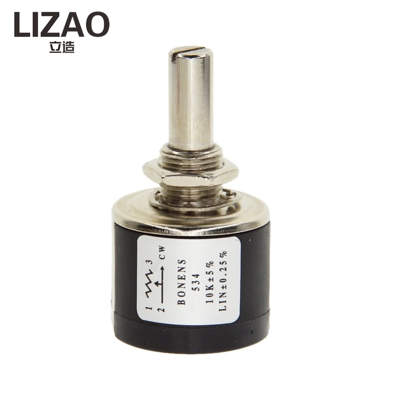 534-1-1 103 10K Precision Multi-turn Potentiometer, Wirewound Rotary Potentiometer for Sunstar Embroidery Machine Spare Parts