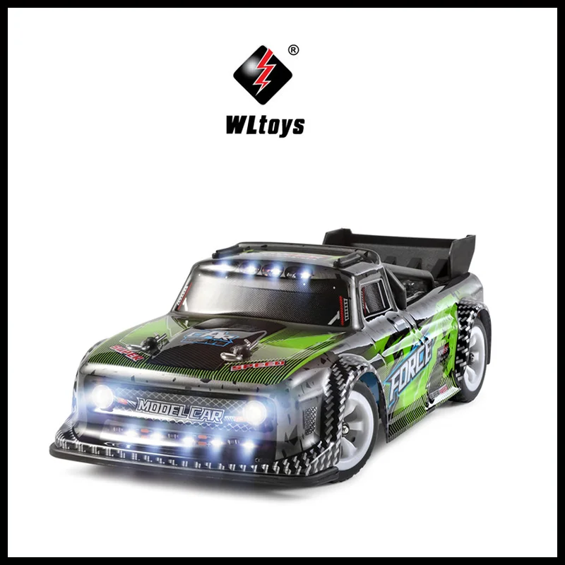 

Weili 284131 1-28 Four-wheel Drive Short Truck Alloy Chassis With Light Remote Control Drift Full Simulation Car Model Toy