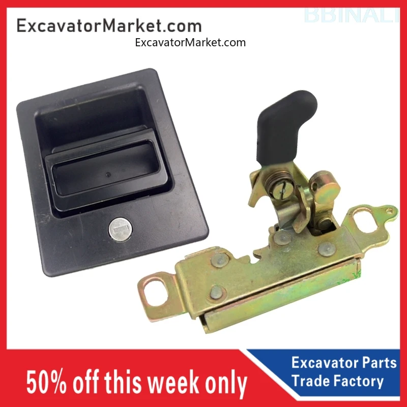 

For Vol-vo Ec460/480/700b Excavator Cab Inside Handle Outside Handle Door Lock Assembly