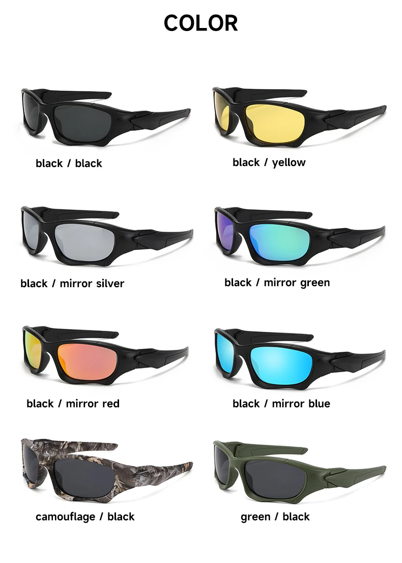Polarisierte Reitbrille Männer Frauen UV400 Radfahren Outdoor Sport Brillen Schutzbrille MTB Fahrrad Sonnenbrille – Detail 3