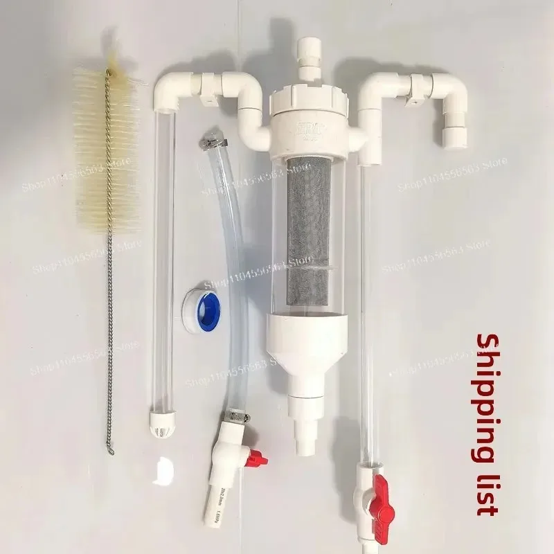 External Hanging Fish Tank Filter Cartridge, Automatic Suction Manure Separator for Sediment Collection