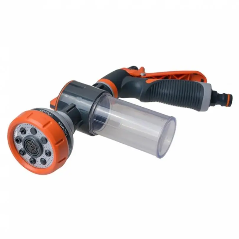 Multifunctional Portable Foam Gun, 8 Functional Adjustable Foam Water Gun  Sprayer Pipe Tube Nozzle Sprinkle Tools