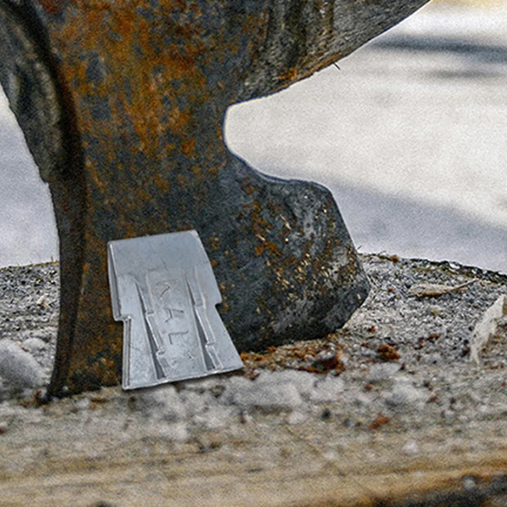 

3 Pcs Ax Axe H le Metal Shims Fixing Triangle Wedges Iron Roofing Tool H les Repair Reinforcement Accessories