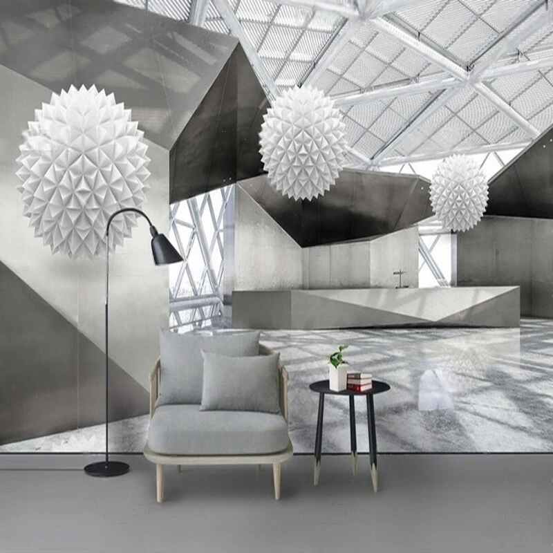 

MU9166 Креативный трехмерный космический сферический ТВ украшение дома спальня фон стены