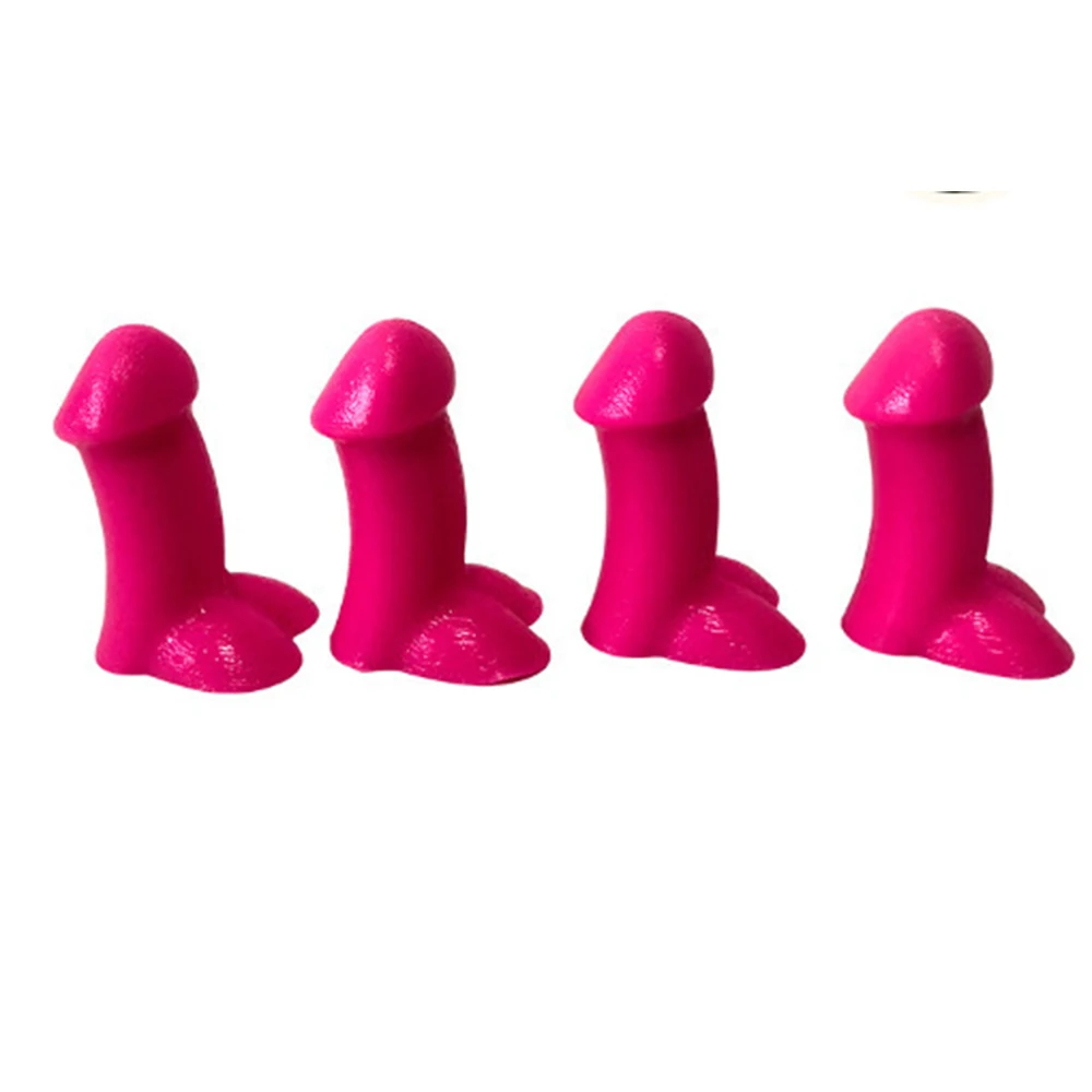 Prank Penis Shaped Tire Cap 4Pcs Dick Car Wheel Tire Valve Stem Cap Rubber Leak proof Dust Cover Fits Car Truck Bike Motorcycle