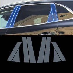 Car Exterior Pillar for Hongqi HS5 2019-2023 TPU Transparent Film Protect Exterior BC Center Pillar Car Stickers Strip Accessory
