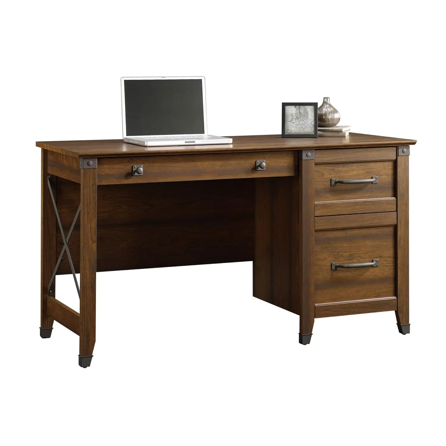 

Vintage Rustic Computer Desk With Drawers For Home Office 53.19x22.64x29.80", Customized
