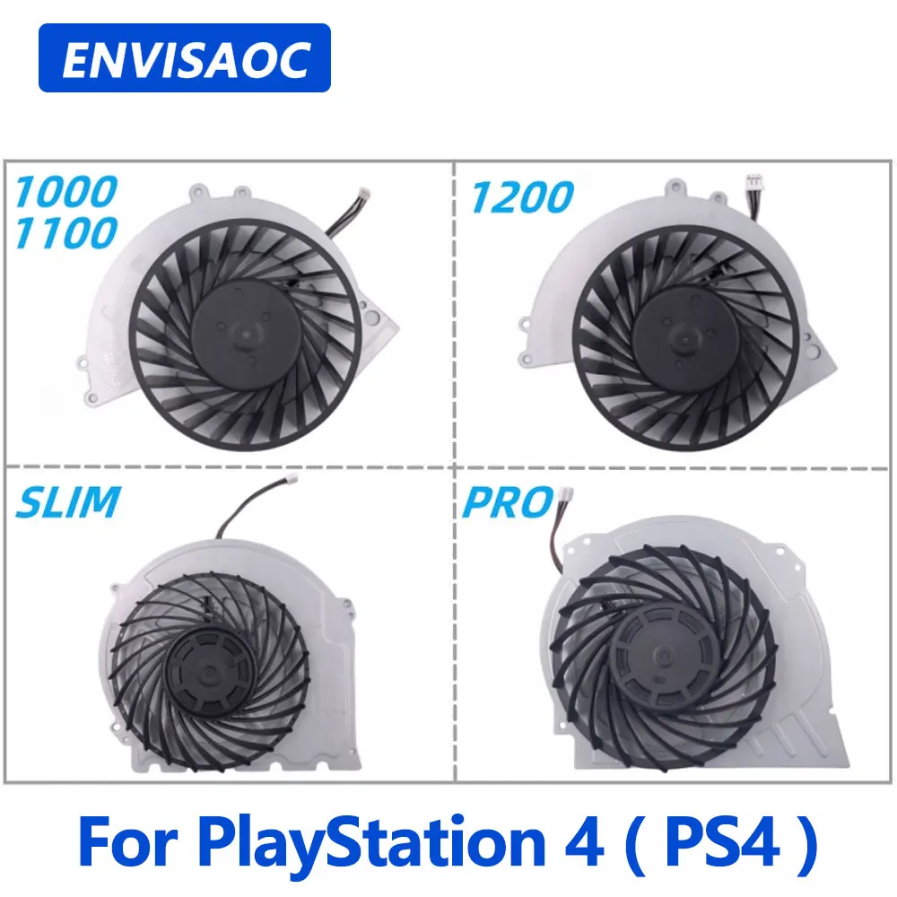 OEM For PlayStation 4 PS4 1000 1100 1200 PS4 Slim 2000 PS4 Pro 7000 Series Game Console Host Silent Cooler Cooling Heatsink Fan