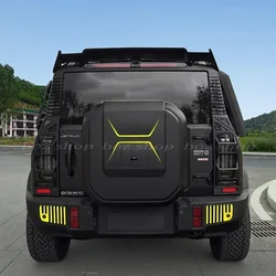 For Jetour Traveler/Shanhai T2 Car Spare Tire Cover Wheel Hub External Stickers Decorate Car Body Products  Auto Accessories