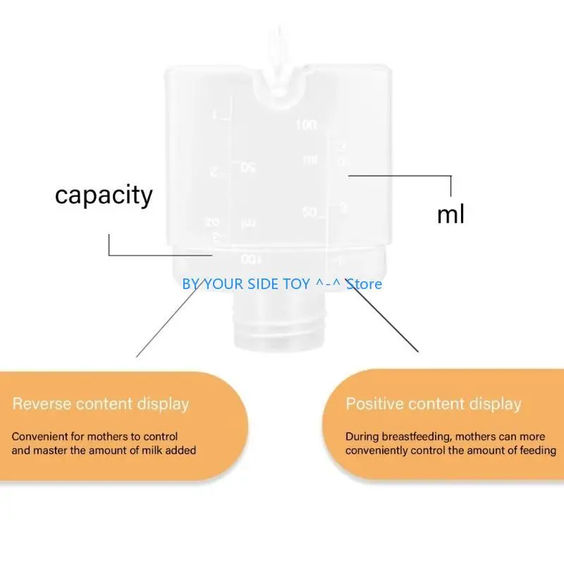 

Newborns Feeding Aid Nursing Device, Soft Silicone Baby Milk Bottle Lactation Aid Tube Adjustable Suction Easy to Clean U6XE