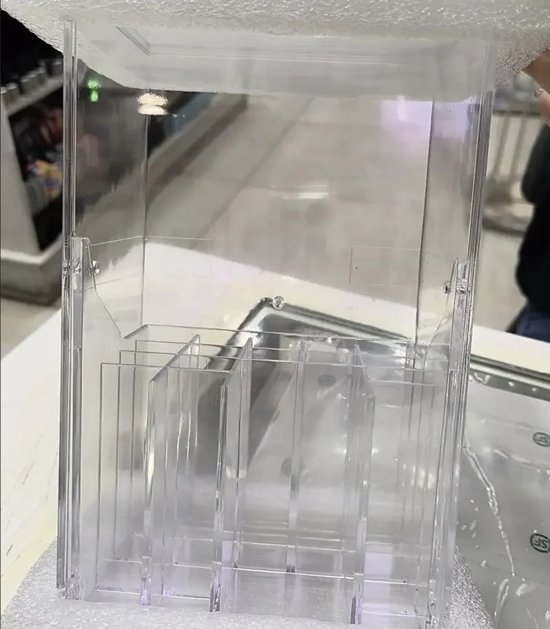 Регулируемый акриловый держатель для кистей для макияжа, 1 шт., элегантный косметический органайзер для стола или туалетного столика, дизайн без установки, идеально подходит для кистей и