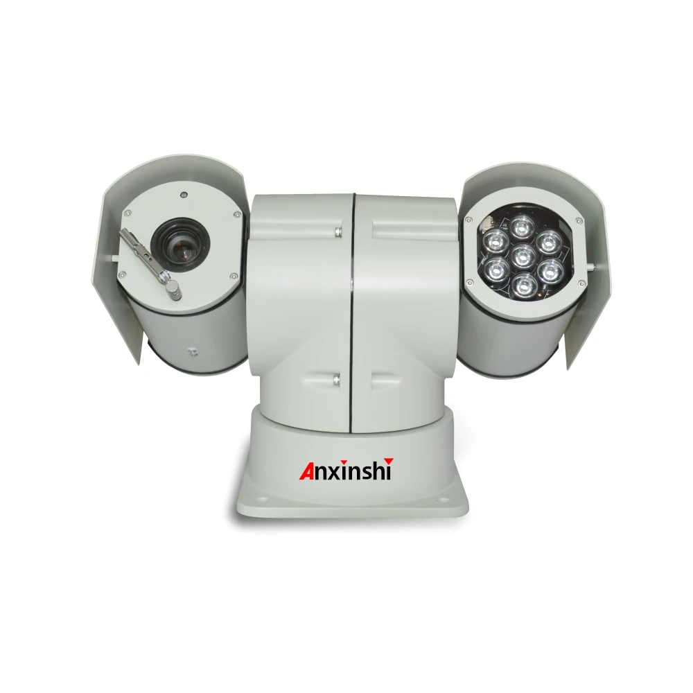 

Anxinshi 4K H.265 HD 30X Zoom IR 150M P2P POE Optional IP Vehicle Series PTZ Camera