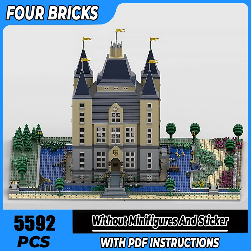 

Moc строительные блоки Heemstede Castle Technology модульные кирпичи модель подарки рождественские игрушки наборы «сделай сам» сборка