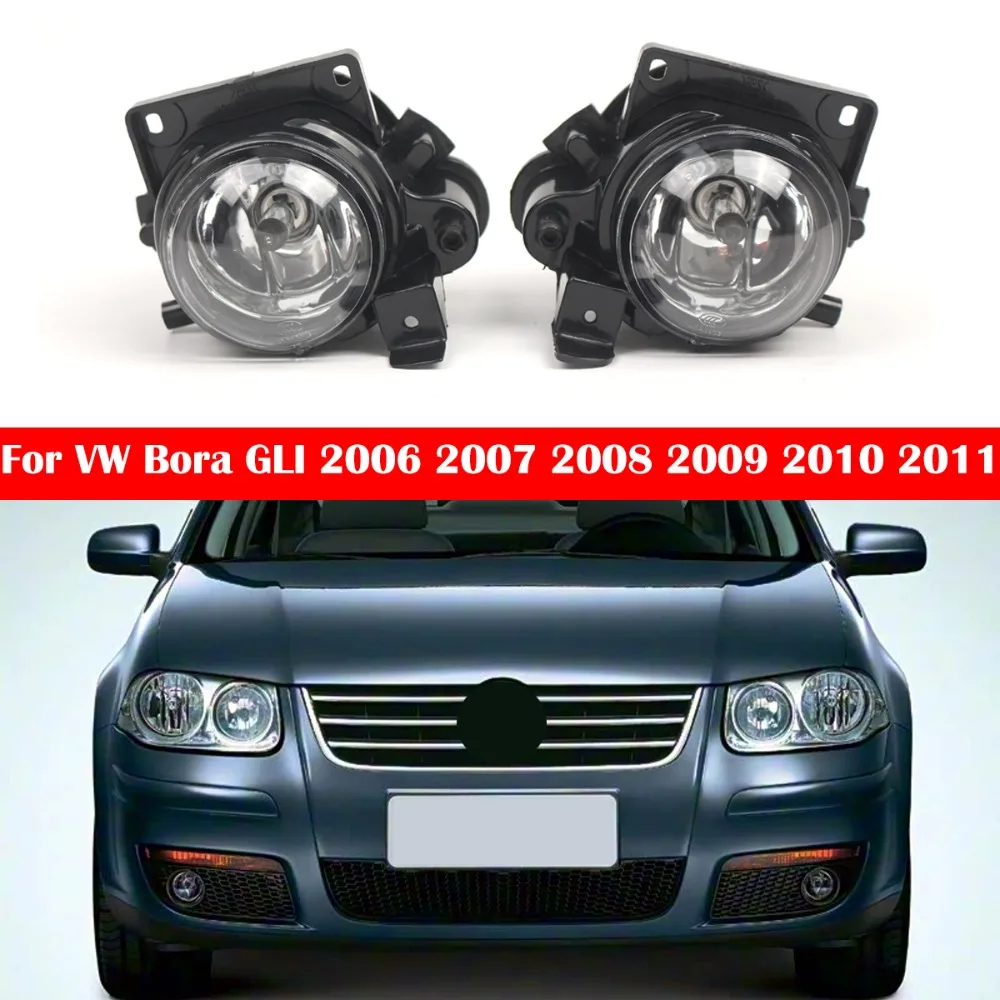 

Right/Left Front Fog Light For Bora 2006 2007 2008 2009 2010 2011 Front Bumper Fog Lamp W/ Bulb 1JD941699 1JD941700 Car Lights