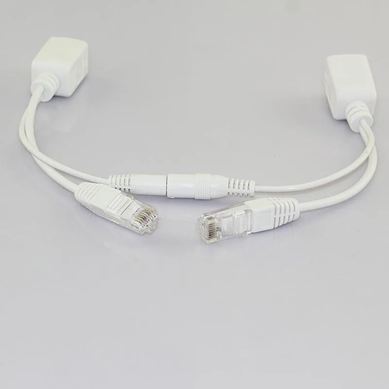 5 زوج 12 فولت CCTV امدادات الطاقة Rj45 الفاصل كاميرا الأمن Poe محول الملحقات موصل المركب Poe كابل Q1