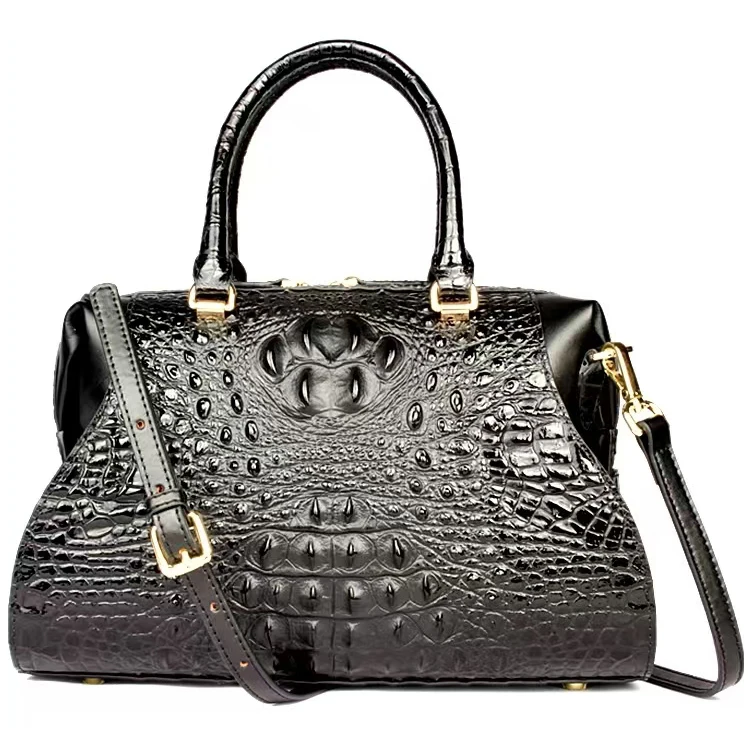 New Fashion Alligator Pattern Women Handbags Genuine Leather Shoulder Bags Female Brand Luxury Real Leather Crossbody Bag