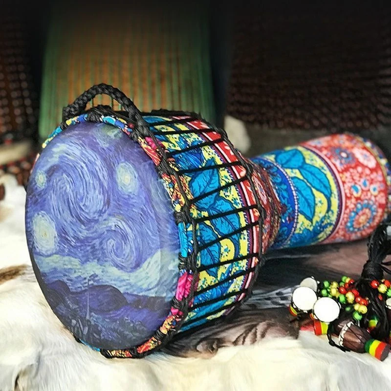 

Профессиональный африканский барабан для детей, африканский барабан для начинающих, большие ручные барабаны для взрослых, традиционный ударный музыкальный инструмент, джембе