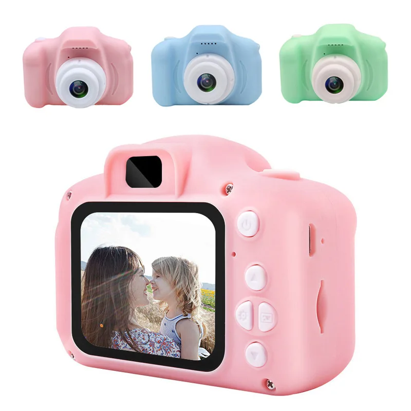 Cámara para niños 800w, bonita cámara para niños con tarjeta TF de 16GB, resistente al agua, pantalla HD de 1080P, juguete, cámara de fotografía para exteriores