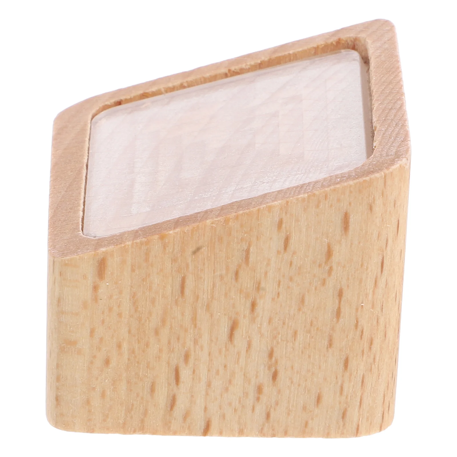 

Product Price Display Business Card Holder Prices Tag with Wood Base Place Holders