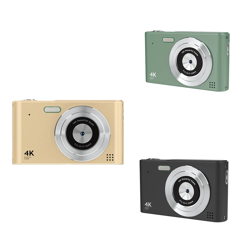 HD 1080P 2,4 inch 240X320 digitale camera met 16X zoom compactcamera 44MP camera's groen