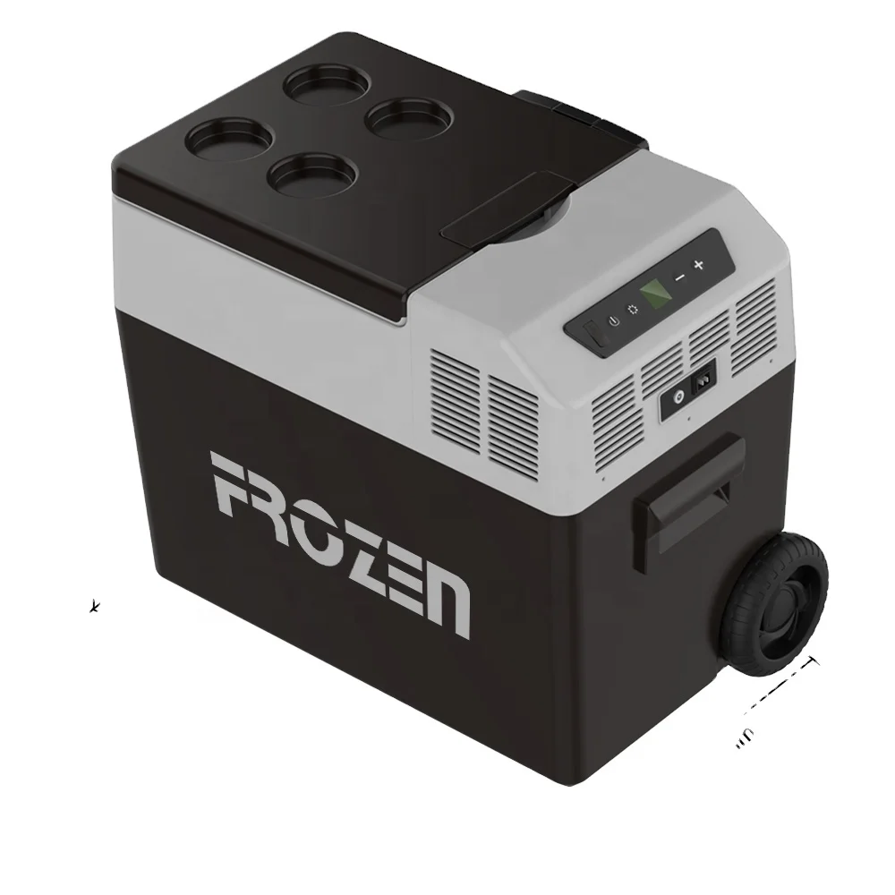 

2025 Hot Style for Travel Using FCR 40L Portable 12v Dc Freezer Cooler Compact Refrigerator Box Mini Freezer