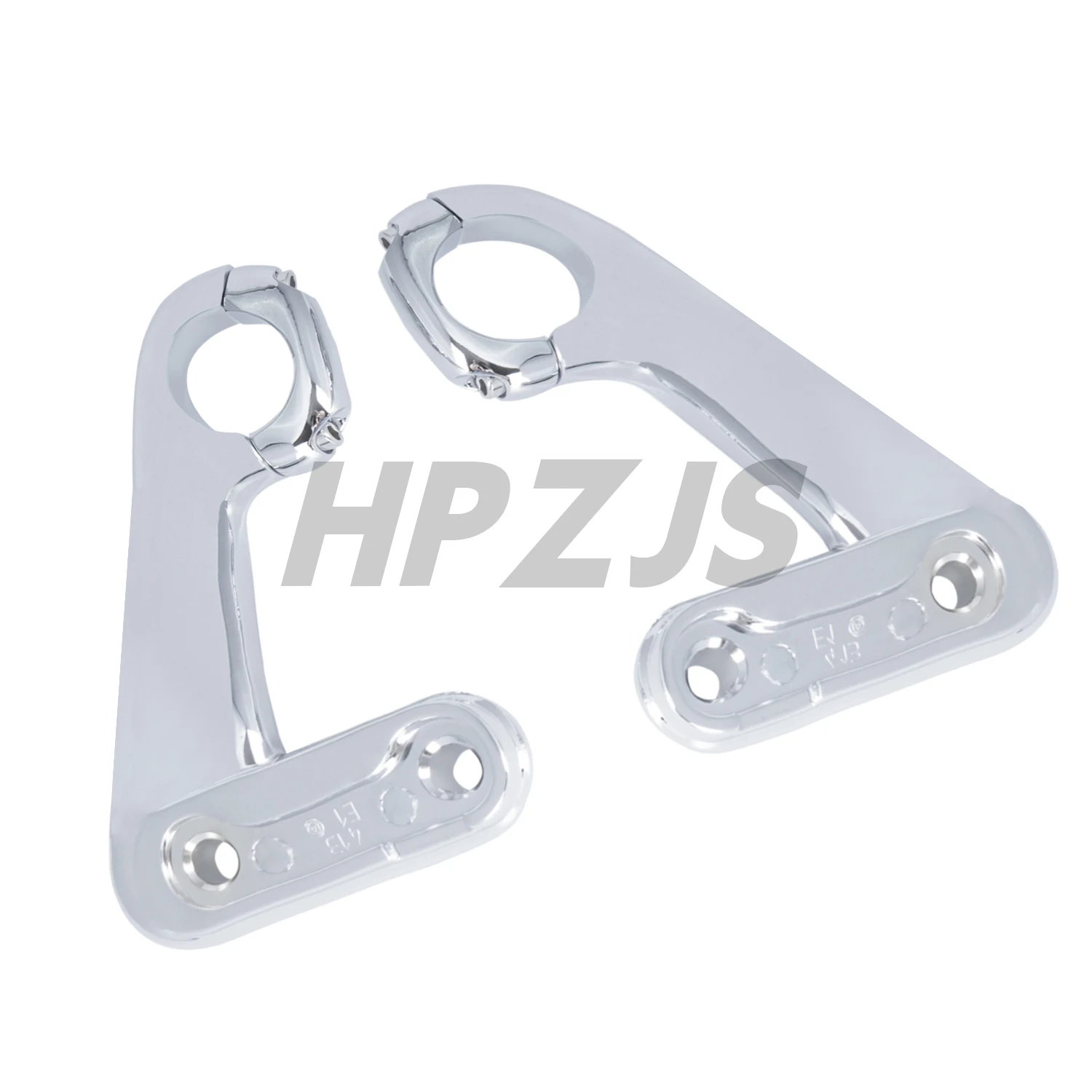 دعامات دعم أمامية للدراجة النارية Harley تتصاعد باللون الأسود/الكروم لـ Road Glide FLTR Ultra FLTRU مخصص FLTRX 2010-2013