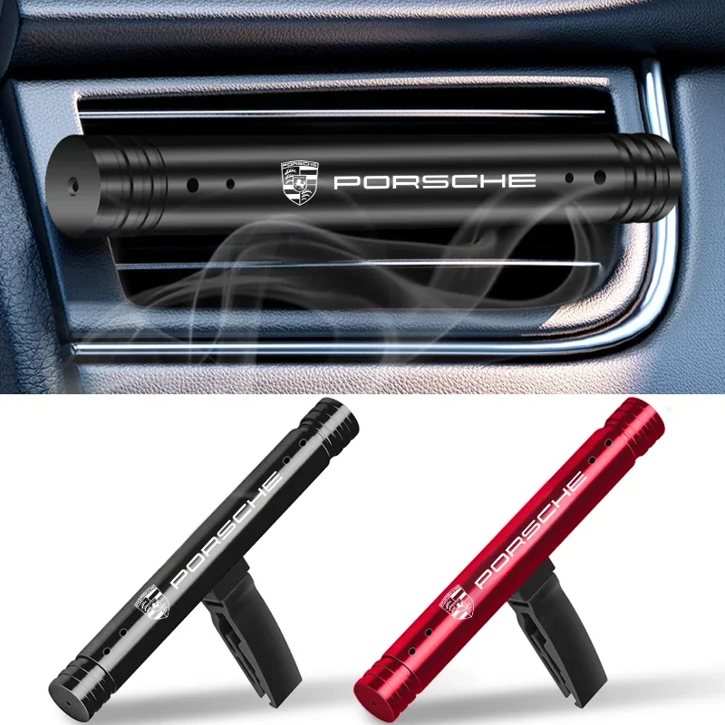 Car air outlet perfume stick air conditioner aroma diffuser stick For Porsche Boxster Cayman Cayenne 911 Macan Panamera courtesy