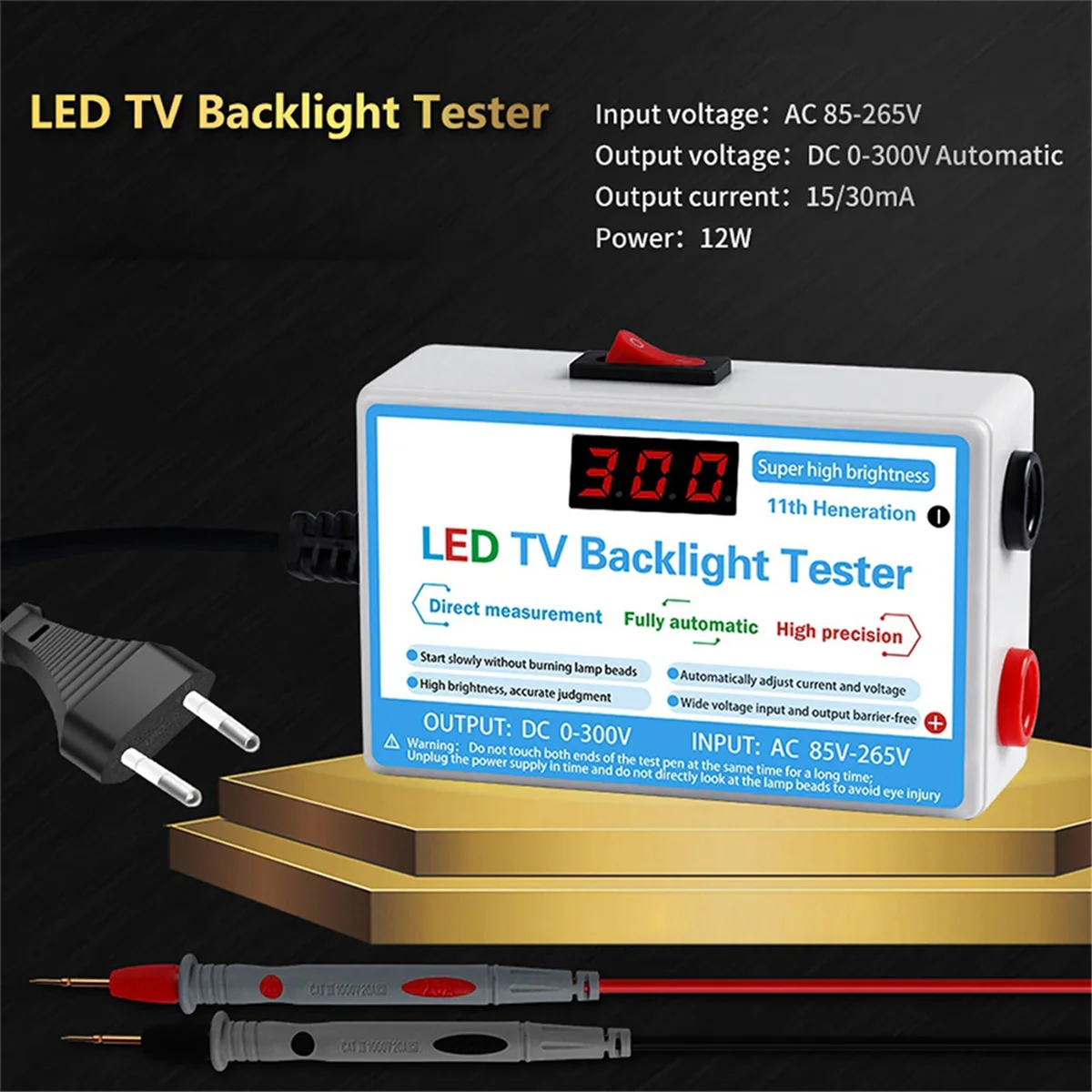 KZQ-fMultipurpose LED TV Backlight Tester LED Strips Beads Test Tool TV Repair Equipment for LED Backlight Tester-EU