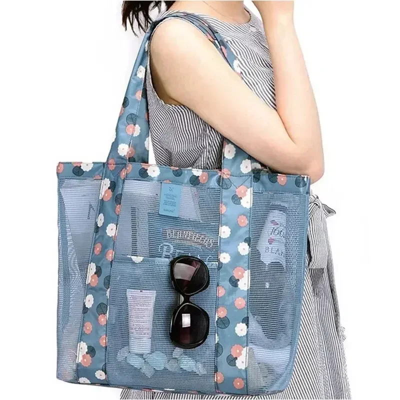 Outdoor Beach Tote Bag Travel Storage Bag Women Single Shoulder Bags Female Shopping Big Capacity Shopping Summer Bags