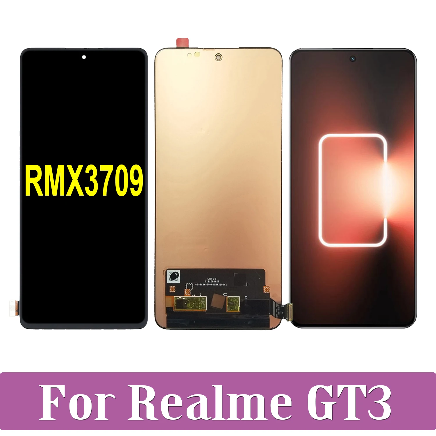 AMOLED LCD Display Touch Screen Digitizer Assembly For Realme GT3 ,RMX3709