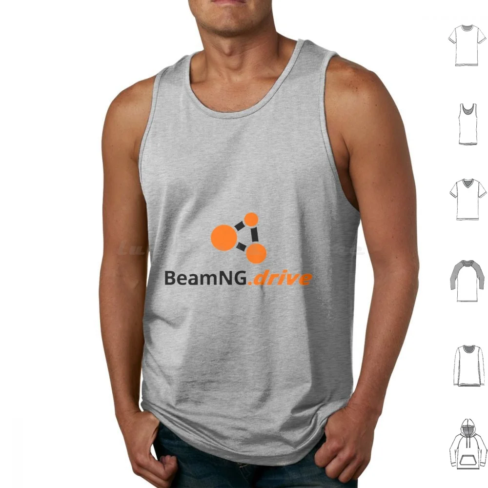 Beamng Drive Tank Tops Print Cotton Vehicle Simulation Video Game Modes Single Player