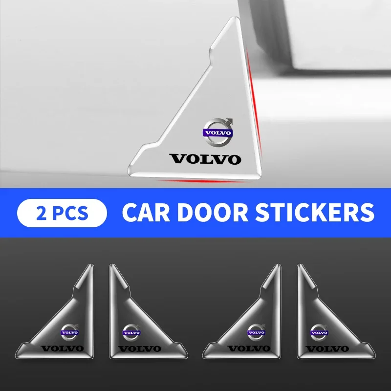 

2Pcs Car Door Corner Cover Anti-Collision Transparent Sticker For Volvo Land Rover Toyota Hyundai Volkswagen Suzuki Chevrolet