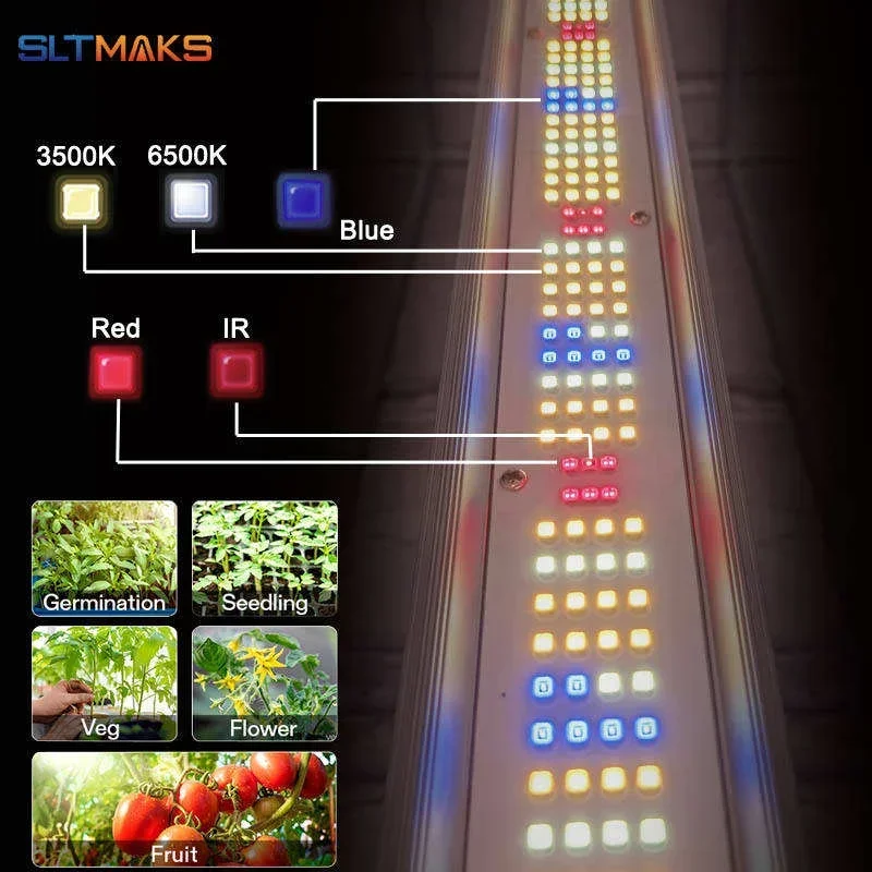 2026 Led Hydroponic Light 1000W 4X6Ft Commercial Led Grow Light For Indoor Home Garden Plant Grow Light