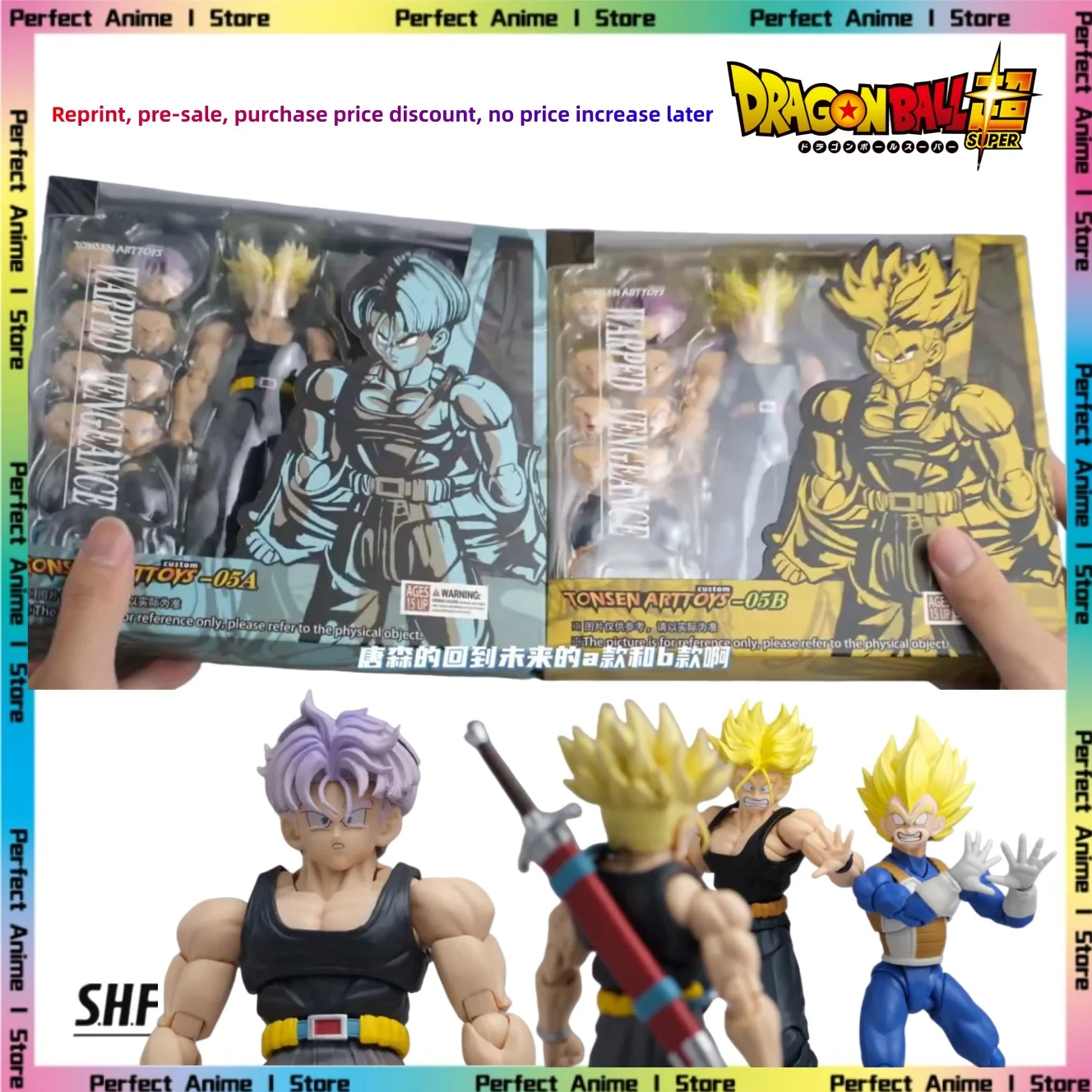 

Reprint Pre-sale Delivery Tonsenarttoys Special Trunks 05A 05B Ternk Drak and Strax Large Poseable Action Figures