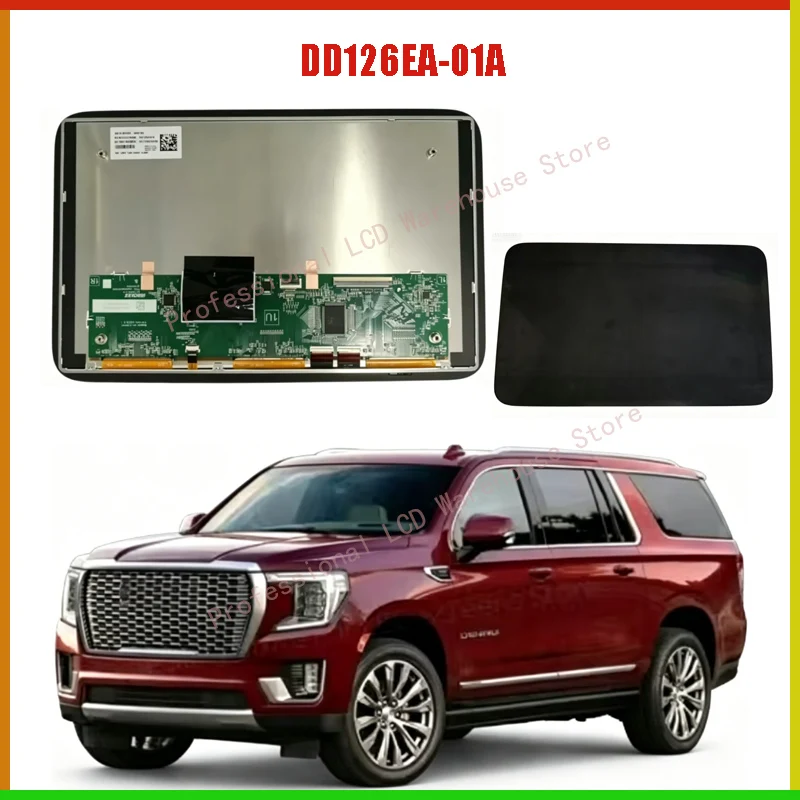 

12.6-inch DD126EA-01A Display Screen Panel with Touch Screen Digitizer for GMC Yuk on Rear 2021-2024 Display Screen