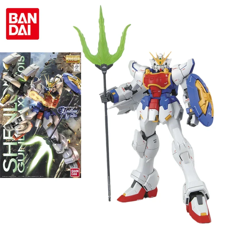 Bandai Original Gundam Model Kit Anime Figure MG XXXG-01S Shenlong Gundam EW Action Figures Toys Gifts for Children