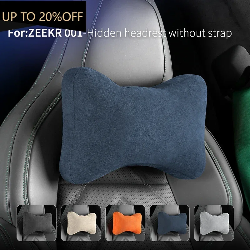 

Alcantara Car Seat Lumbar Support Pillow Pillow Suitable For Zeerk X 001 009 Lumbar Cushion Memory Neck Pillow Car Accessories