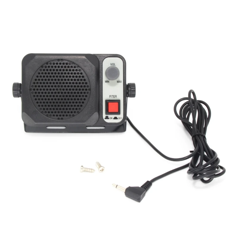 

External Mini Speaker TS-650 Radio Loudspeaker Replacement for YAESU Dropship