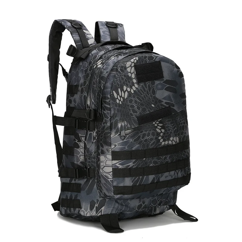 Tactical Backpack 3D Camouflage Serpentine Outdoor Sports Camping Bag Training Equipment For Hunting