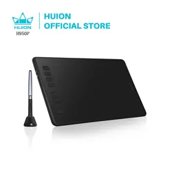 HUION Ultralight Graphic Tablets H640P H950P Digital Tablet Drawing Pen Tablet With Battery-Free Stylus for PC Android Phone