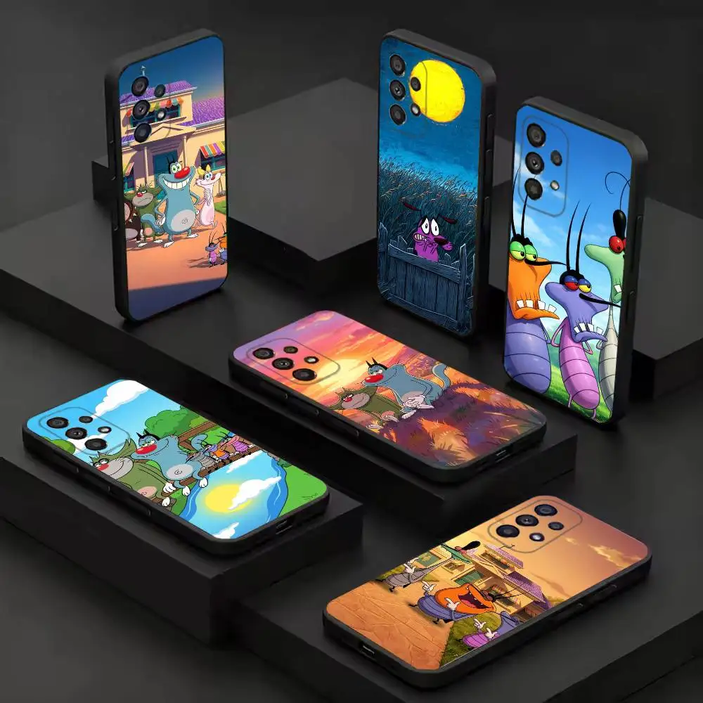 O-Oggy and the C-Cockroaches-S  fashion Phone Case For Samsung S9,10,21,30,22,23,24,25,26,Ultra,Plus,Lite,FE,4,Black Smartphone