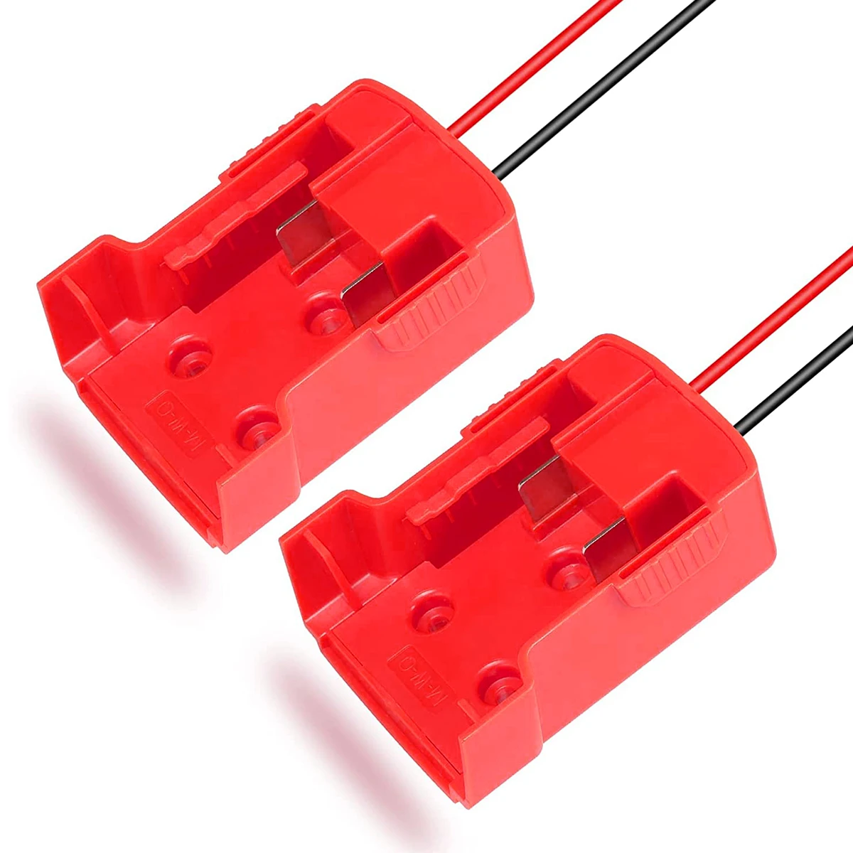 

2Pcs Battery Adapter for Milwaukee M18 18V Lithium Battery Portable Insulated Battery Converter Compatible With 48-11-1828