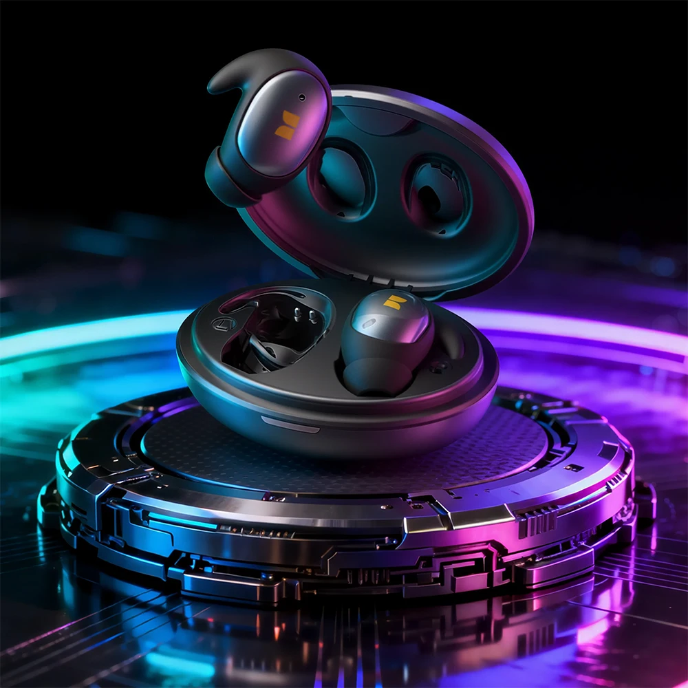 Monster Passieve Noise Cancelling Slaap Oordopjes Bluetooth 6.0 Slaap Earbuds voor Zijslapers Hifi Stereo TWS Draadloze Hoofdtelefoon