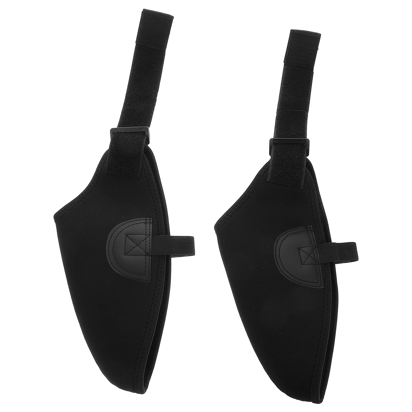 

1 Pair Outdoor Ski Boot Covers Thick Insulated Unisex Snow Leg Guards Waterproof Shoe Protectors Reusable for Winter