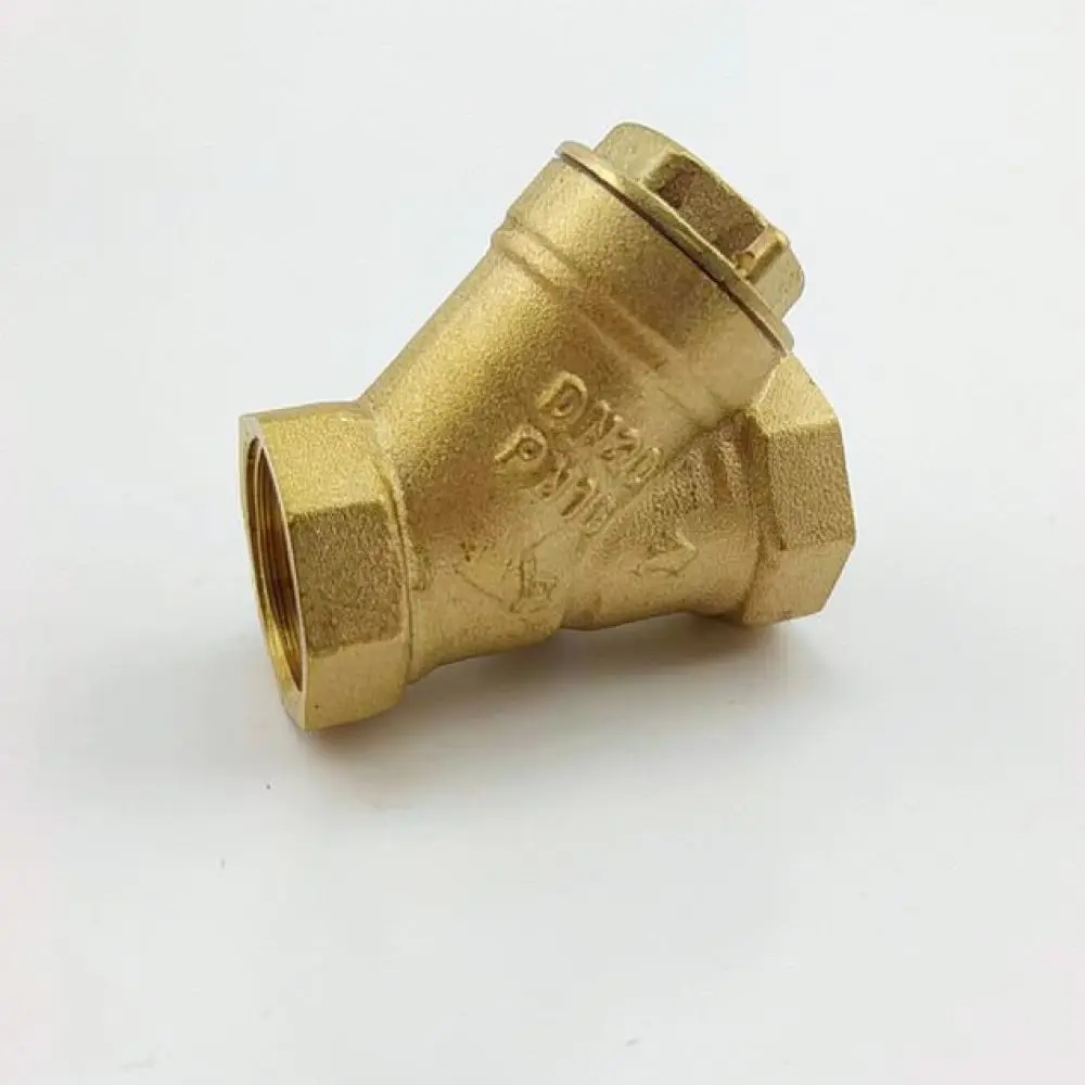 For Baixian Brass Y Strainer Filter Water Pipe Plumbing Accessory Valve Protection Industrial Filtration Device Mesh Cleaner