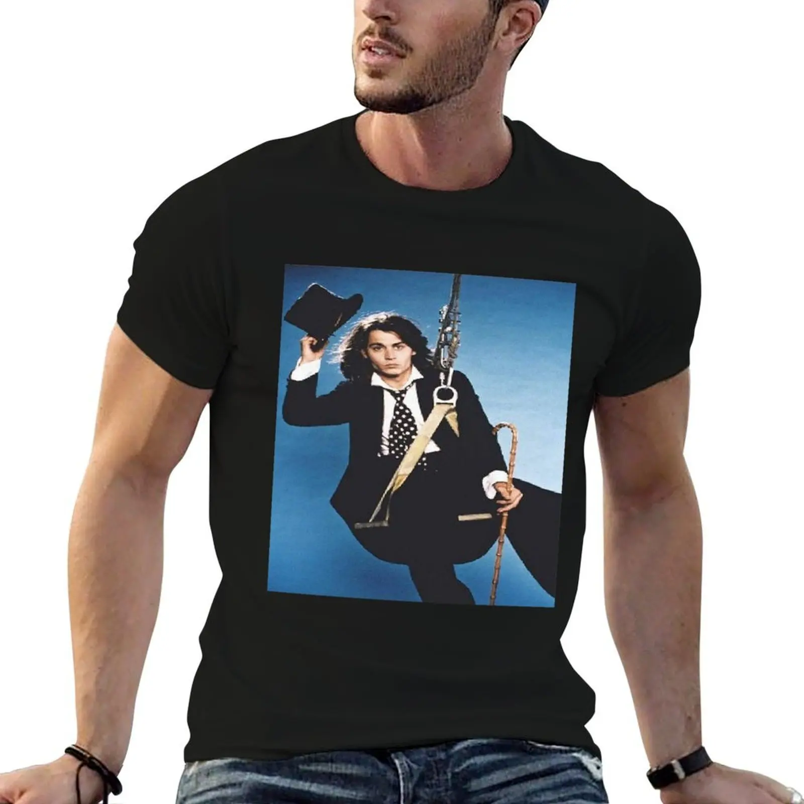 #Johnny #Depp #Benny #and #Joon T-Shirt Fashion Letter Print T-Shirt