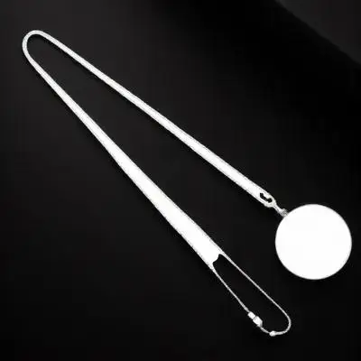 

1Pcs 5x Magnifier Necklace Metal Pendant Portable Reading Magnifying Glass Distortion-Free Lens for Elderly Crafts