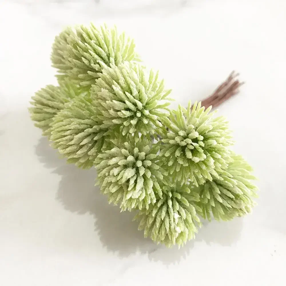 6/10/12/24/200pcs Mixed Green Plant Flower Cherry Stamen Berries Bundle DIY Christmas Wedding Cake Gift Box Wreaths Decor