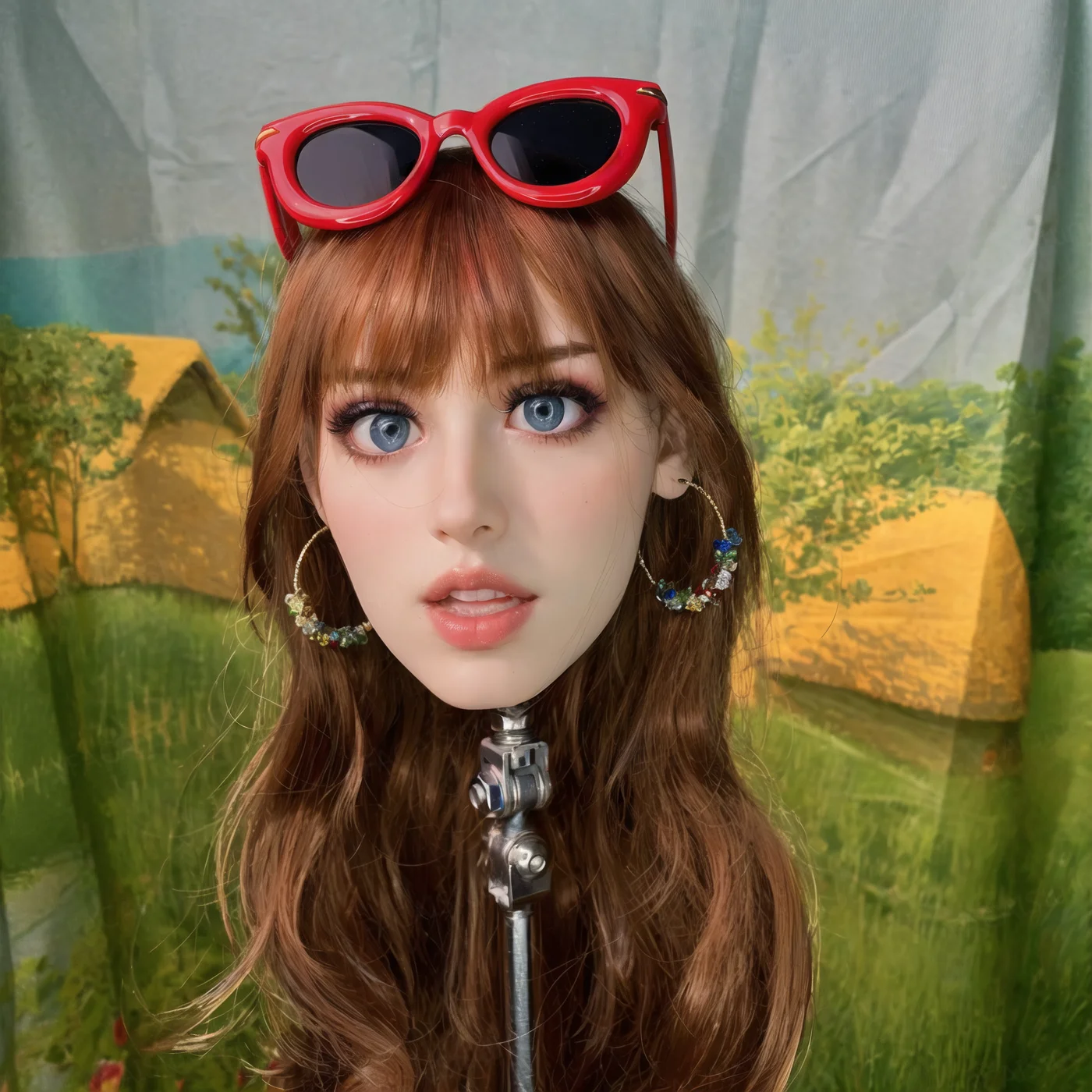 

Аниме персонаж животное мультфильм волосы стилизованные волосы модель шелкового кластера, случайный цвет волос