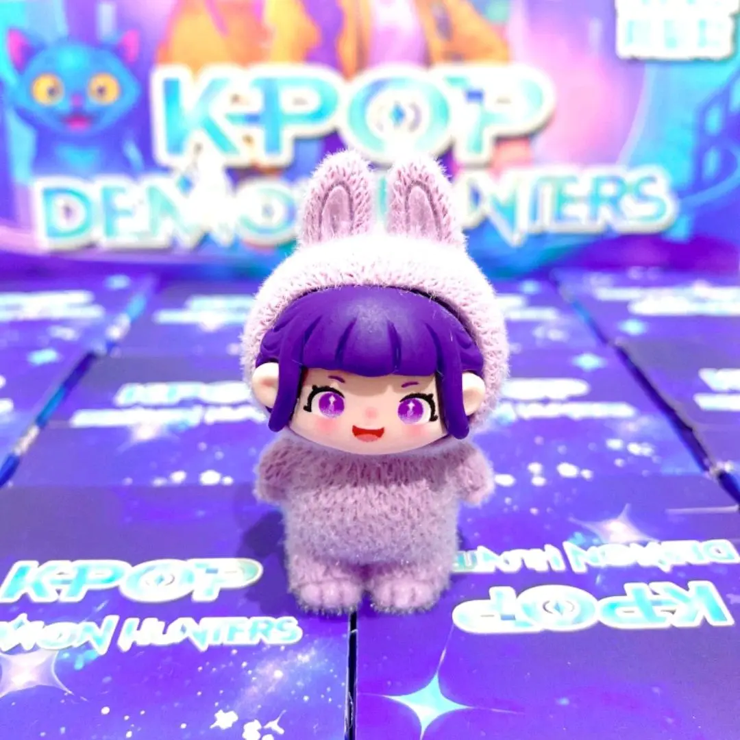 12 pçs K-POP caçadores de demônios reunidos boneca caixa cega mini figura dos desenhos animados bonito animação brinquedo periférico ornamento brinquedo decorativo presente